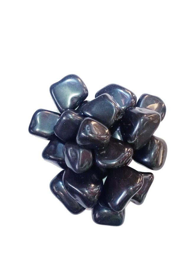 GO7, Black Polished Glossy Pebble Stones 2 kg - Image 2